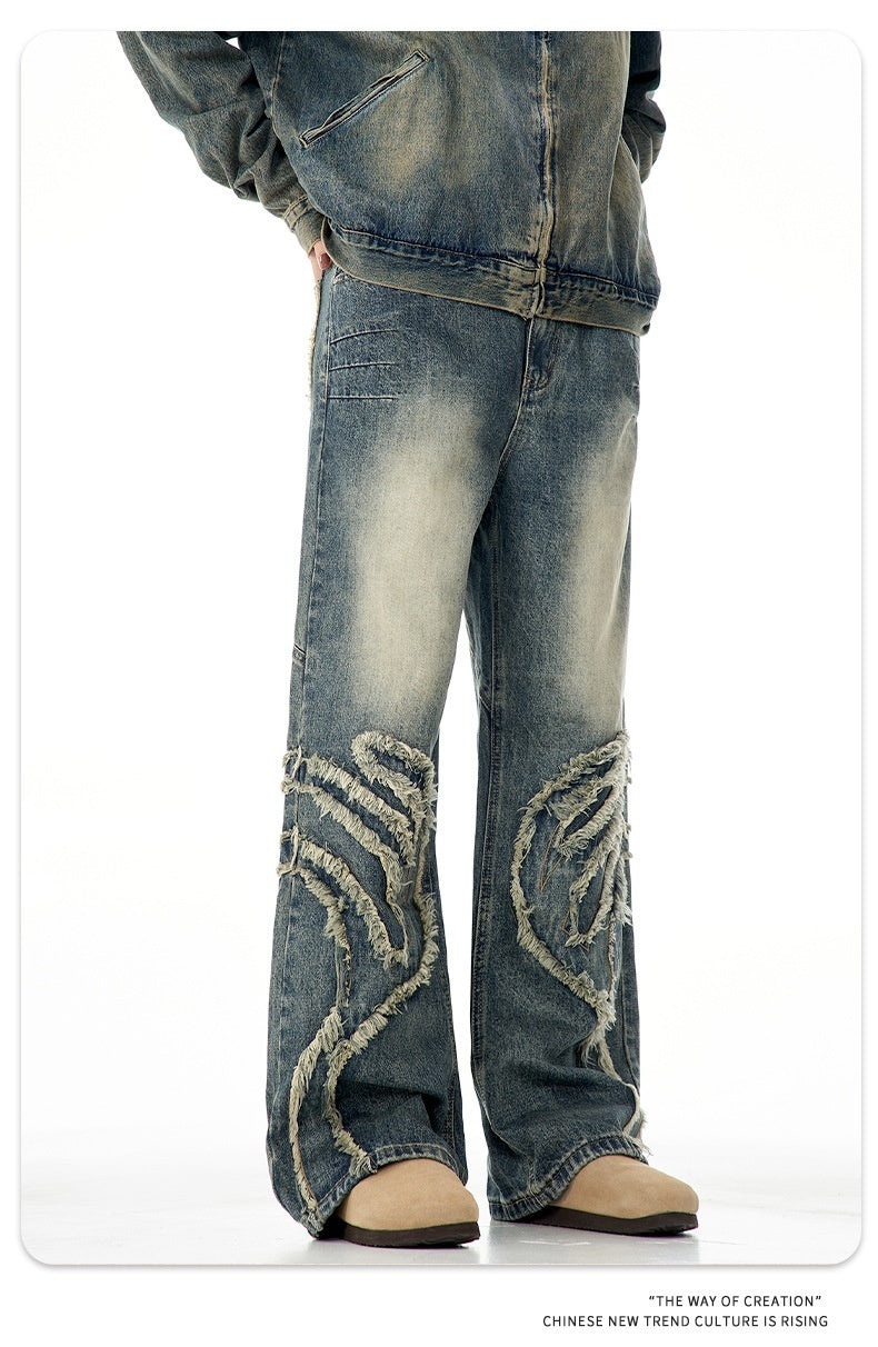 American Men's Straight Retro Jeans