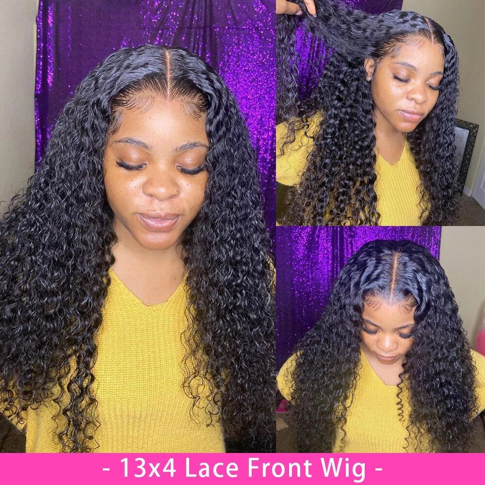 Curly Human Hair Wig Lace Hair Products