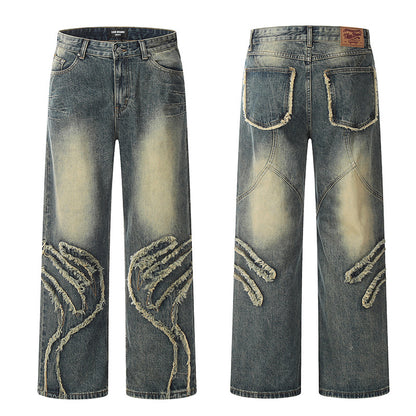 American Men's Straight Retro Jeans