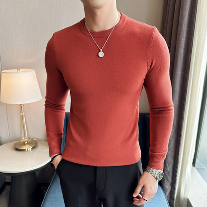 Modal Anti-Pilling Round Neck Sweater For Men