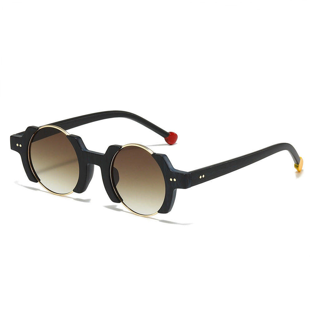 Fashion Personalized Hip Hop Contrast Color Sunglasses