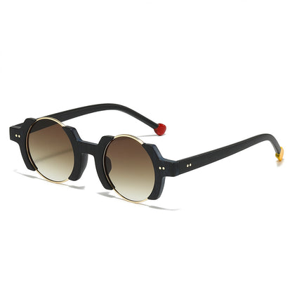 Fashion Personalized Hip Hop Contrast Color Sunglasses