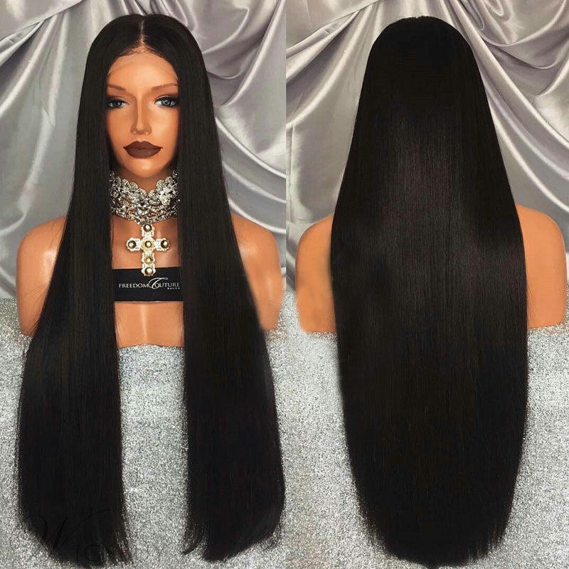 Front Lace Wigs Women High Quality Large Straight Hair